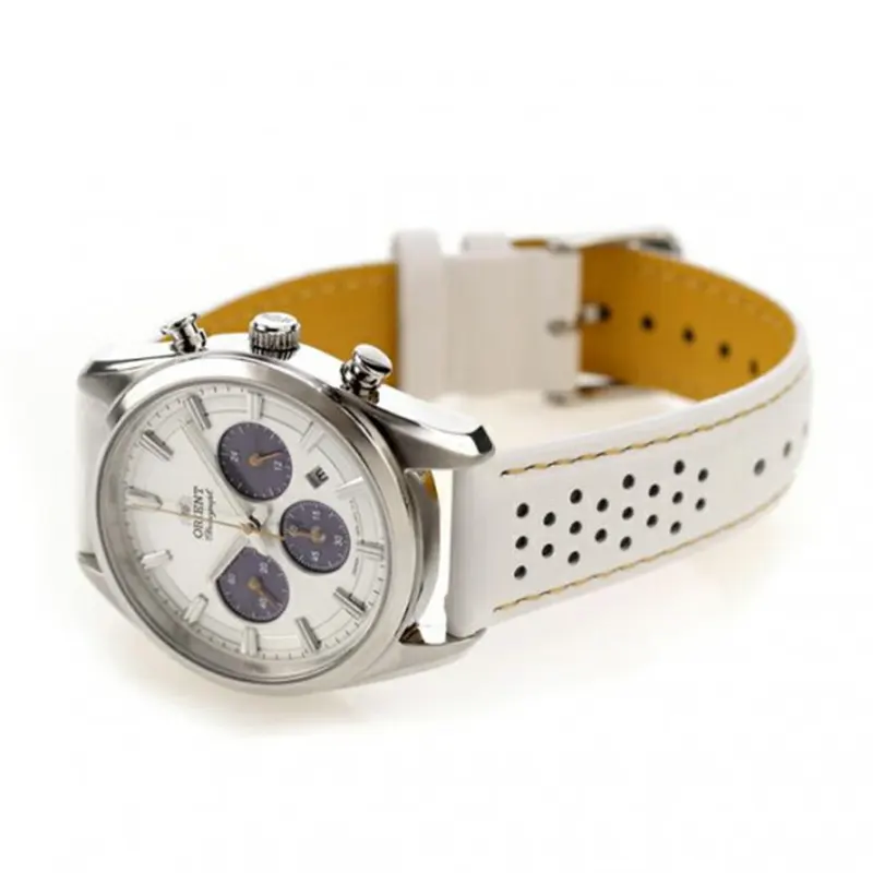 Orient Contemporary Solar Limited Edition White Dial Men's Watch- RN-TX0308S